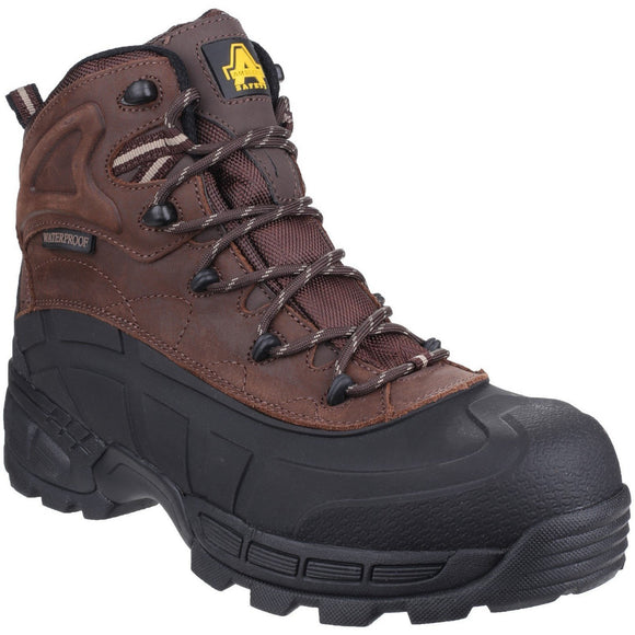 Amblers Safety Safety Boots Amblers FS430 Orca Safety Work Boots With Composite Toe Cap - Brown