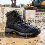 Wide Fit (EE Width) Amblers AS803 Durham Men's Waterproof Safety Boots | Steel Toe Cap