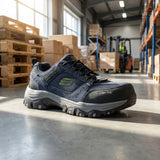 Wide Fit (EE Width) Skechers Greetah Safety Trainers | S1P Composite Toe
