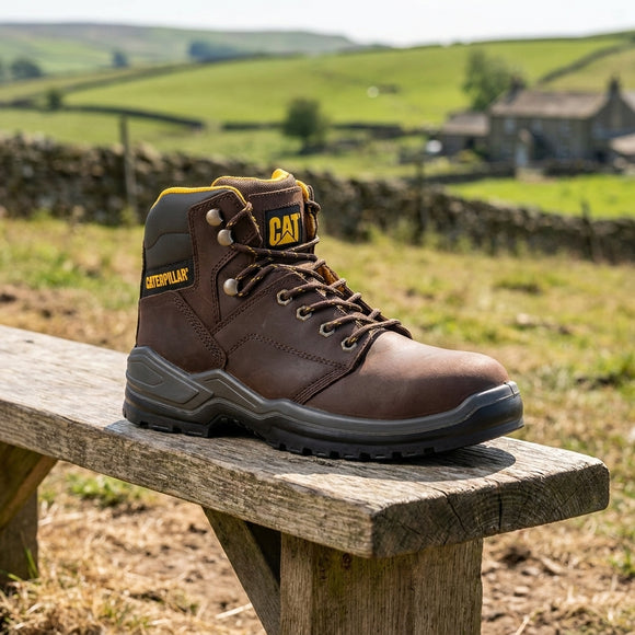 Caterpillar Striver S3 Safety Boot Brown – WORK+SAFETY display picture 1