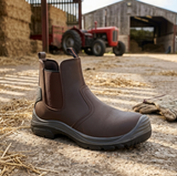 Extra-Wide (EEEE) UKD Grafter Expanse S3 Dealer Boots | Steel Toe Cap