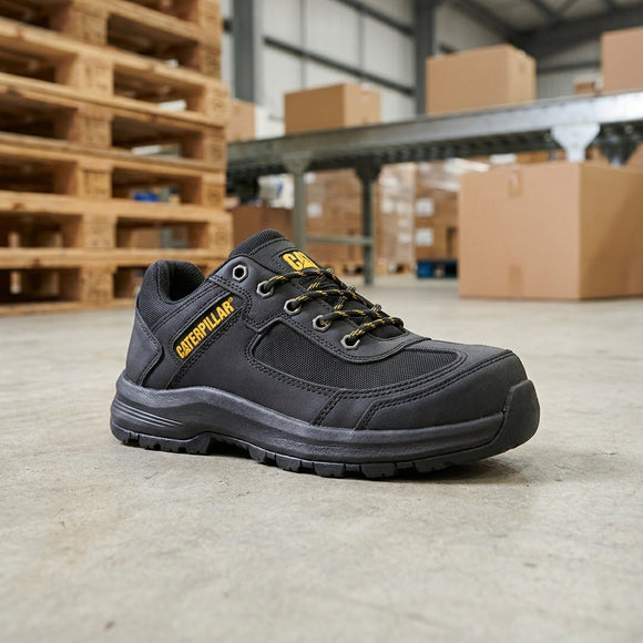 Caterpillar Elmore S1P Safety Trainer Black – WORK+SAFETY
