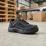 CAT Caterpillar Elmore S1P Wide Fit Safety Trainers (HRO SR) | Black