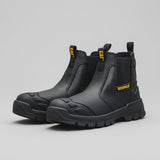 Caterpillar Striver XL S7 black dealer boots pair in studio