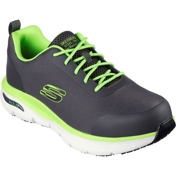 Skechers Work Arch Fit Ringstap Safety Trainer with Alloy Toe Cap