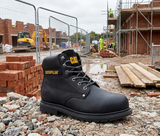 CAT Caterpillar Powerplant S3 Wide Fit Waterproof Safety Boots | Steel Toe Cap