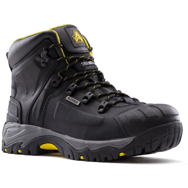 Amblers AS803 Men's EE Wide Fit S3 Waterproof Safety Work Boot