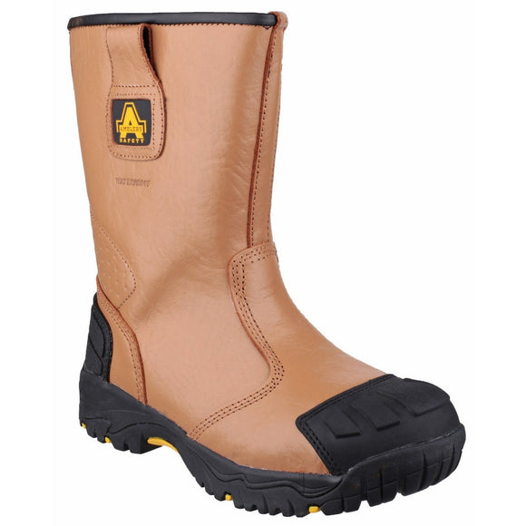 Amblers Safety Mens Amblers Safety FS143 Waterproof pull on Safety Rigger Boot