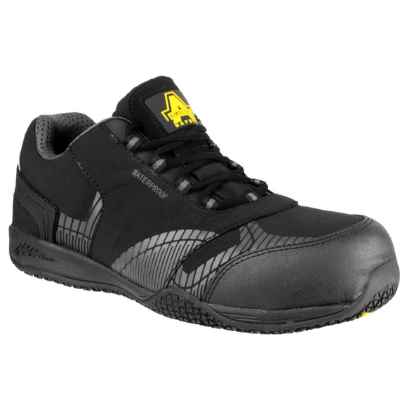 Amblers Safety Mens Amblers Safety FS29C Waterproof Metal Free Non Leather Safety Trainer
