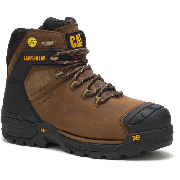 Caterpillar Mens CAT NEW Excavator Wide-Fitting Safety Work Boot with Composite Toe Cap