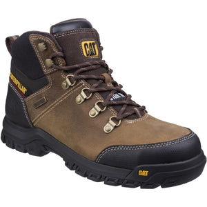 Caterpillar Safety Boots CAT Framework Safety Work Boot With Steel Toe Cap - Brown
