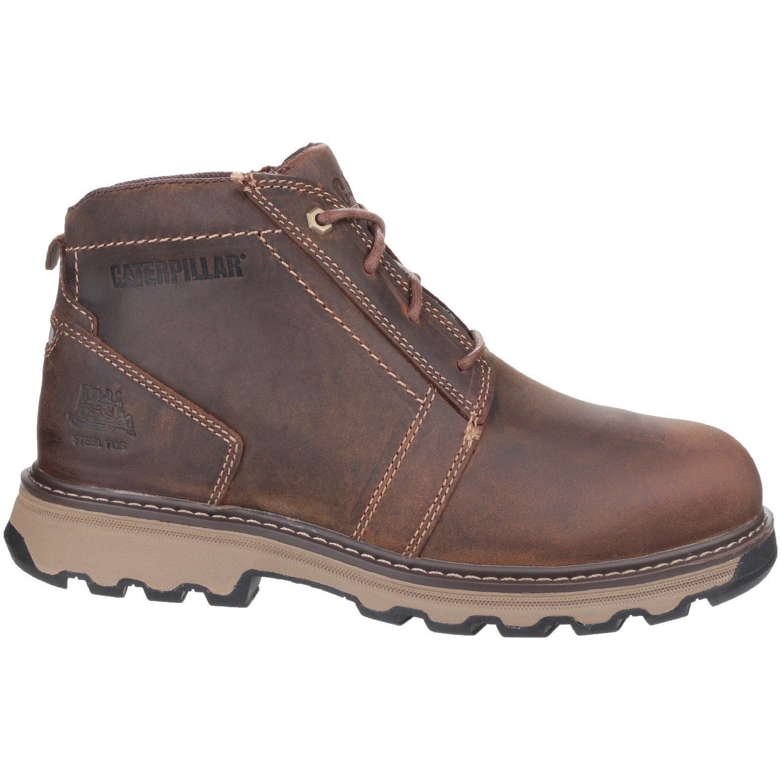 Caterpillar NEW Parker Wide-Fitting Mens Safety Boot | Steel Toe Cap ...