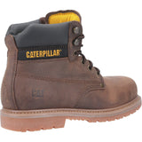 Caterpillar Safety Boots CAT Powerplant Safety Work Boot with Steel Toe Cap - Brown