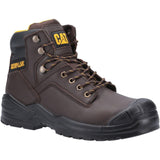 Caterpillar Safety Boots CAT Striver S3 MAX Wide-Fit Safety Boot with Steel Toe Cap - Brown