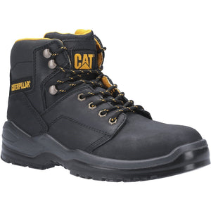 Caterpillar Safety Boots CAT Striver Wide-Fit Safety Boot with Steel Toe Cap - Black