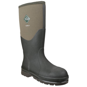 Muck Boot Safety Wellingtons Muck Boots Chore with Steel Toe Cap - Moss