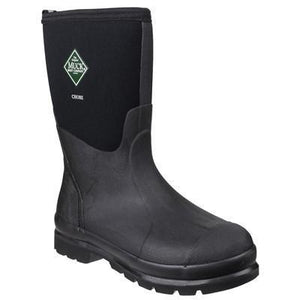 Muck Boots Safety Wellingtons Muck Boots Chore Classic Mid-Height Utility Work Boot - Black