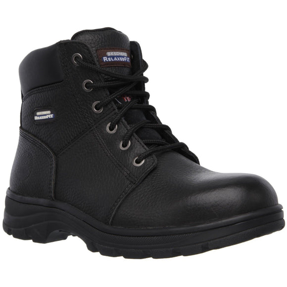 Skechers Safety Boots Skechers Workshire Safety Boot with Steel Toe Cap - Black