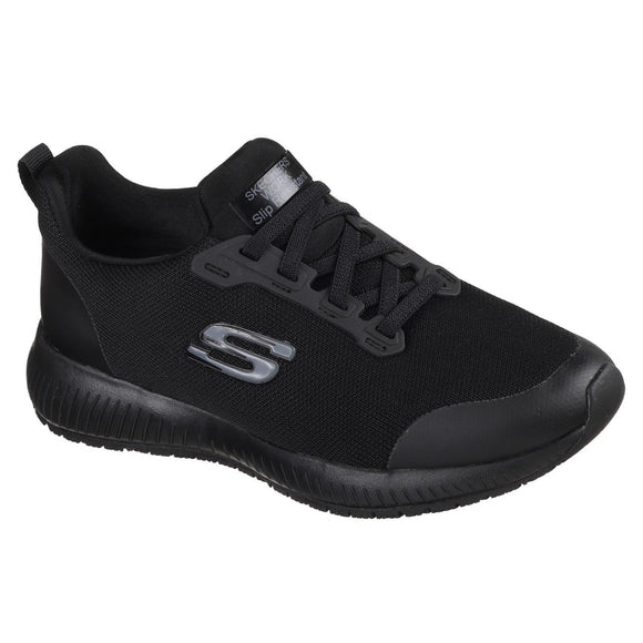 Skechers Skechers Black Squad SR Lace Up Occupational Shoe