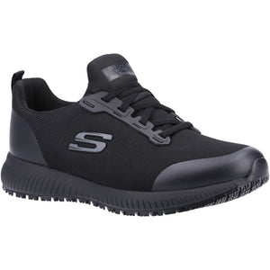 Skechers Skechers Black Squad Sr Wide Slip Resistant Occupational Shoe