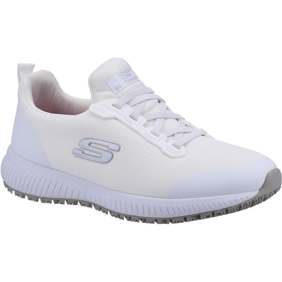 Skechers Skechers Squad Slip Resistant Work Shoe - White